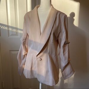 NWT Glammaker Cream Blazer